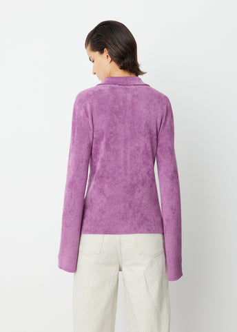 Innez Velour Zip Pullover