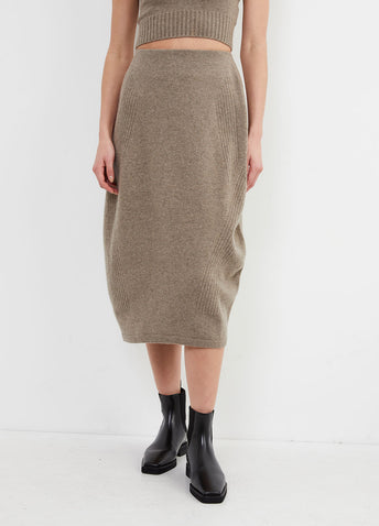 Cocoon Knitted Skirt