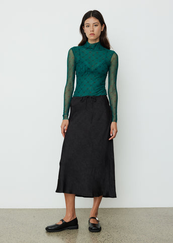 Sallie Satin Skirt