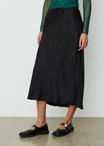 Sallie Satin Skirt