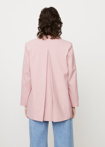 Drapey Melange Oversized Blazer
