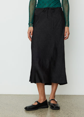 Sallie Satin Skirt