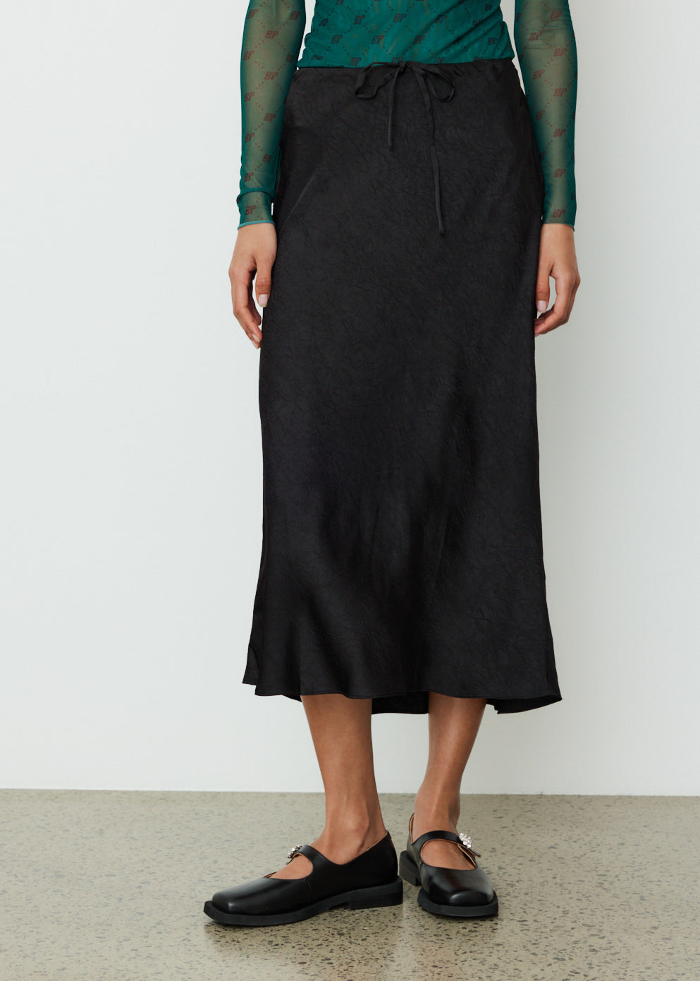Sallie Satin Skirt