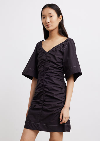 Cotton Poplin Mini Dress