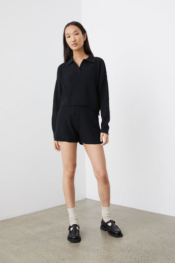 Maxine Ribbed Polo