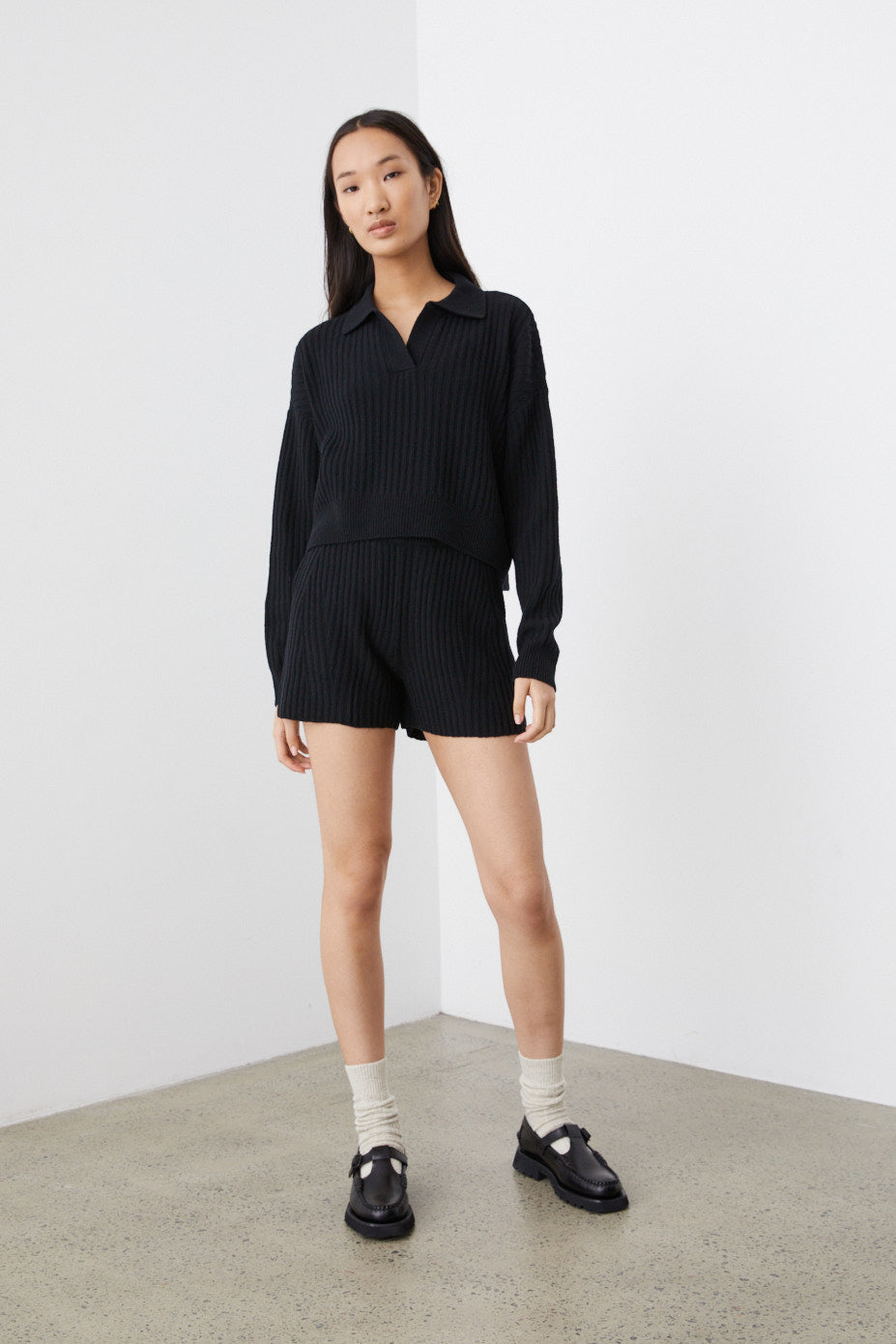 Maxine Ribbed Polo
