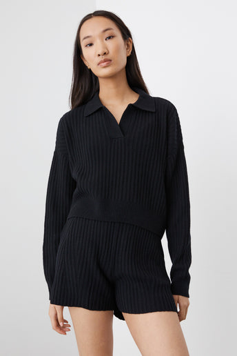 Maxine Ribbed Polo