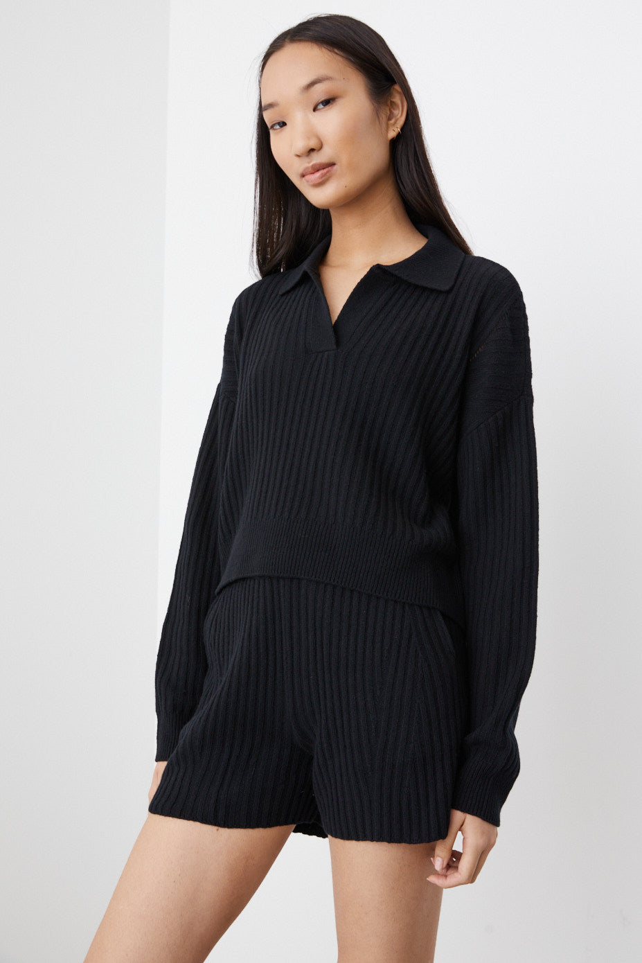 Maxine Ribbed Polo