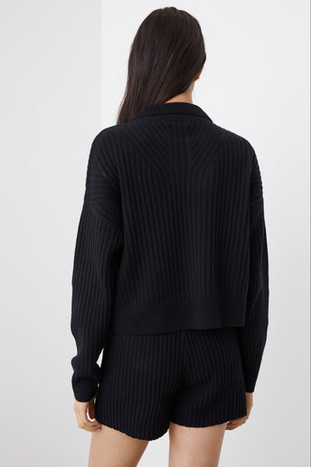Maxine Ribbed Polo