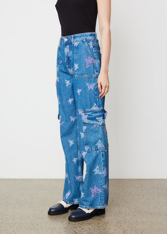 Embroidery Denim Angi Jeans