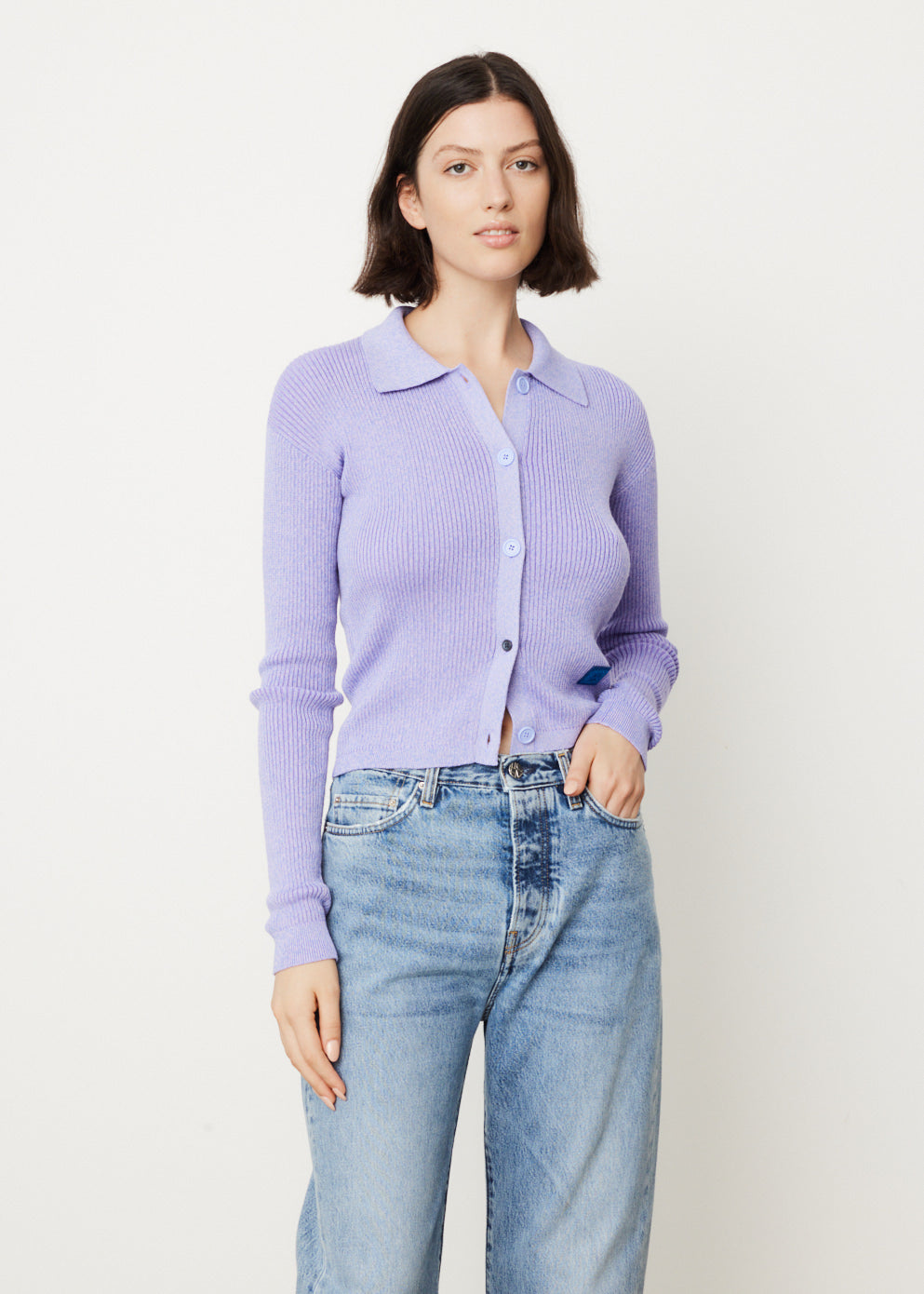 Keat Ribbed Face Cardigan