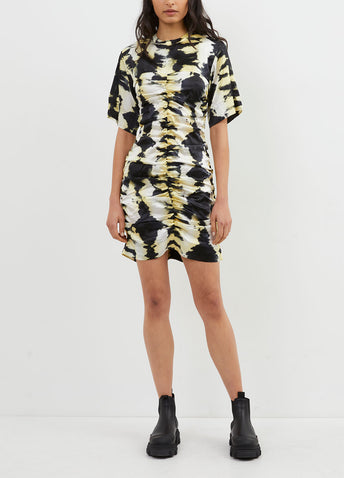 Silk Stretch Satin Dress