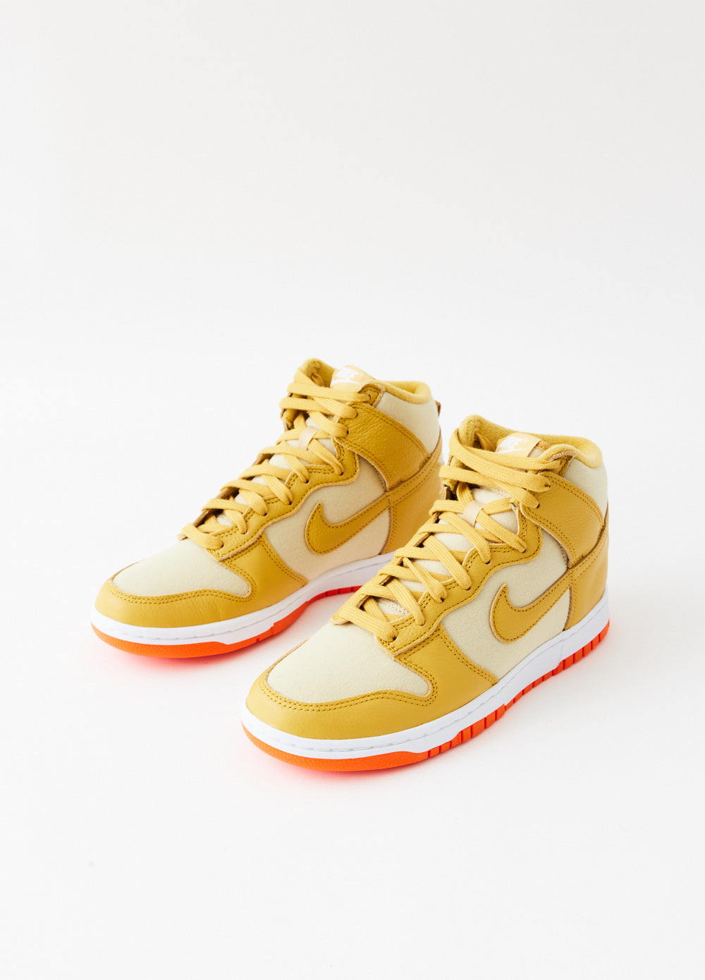 Dunk High Retro PRM 'Gold Canvas' Sneakers