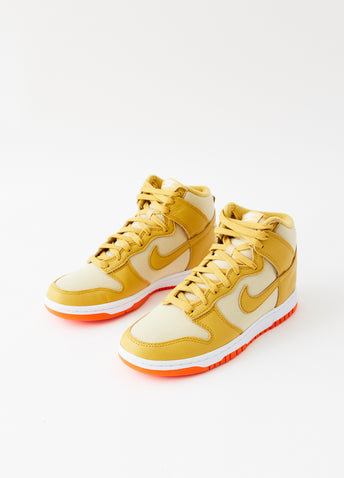 Dunk High Retro PRM 'Gold Canvas' Sneakers