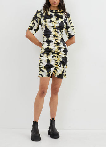 Silk Stretch Satin Dress