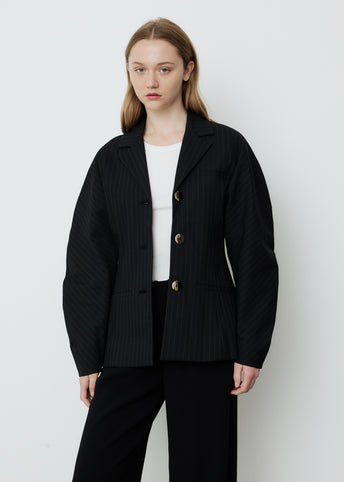 Stretch Stripe Suit Jacket