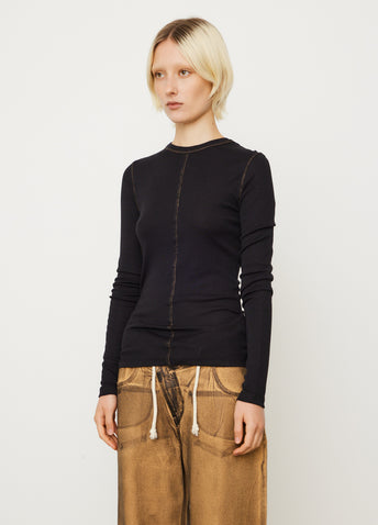 Contrast Stitched Top