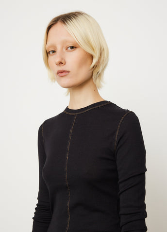 Contrast Stitched Top