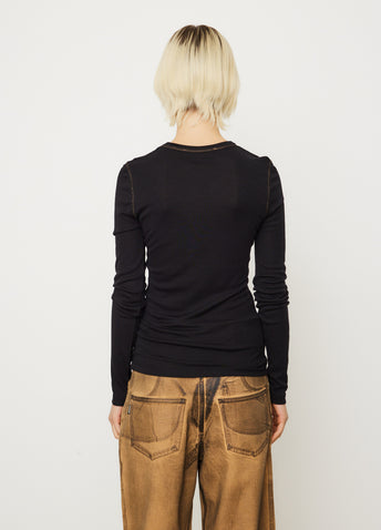 Contrast Stitched Top