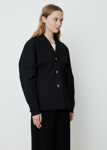 Stretch Stripe Suit Jacket