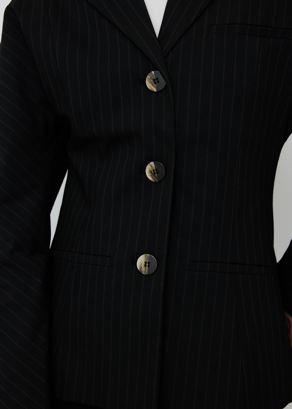 Stretch Stripe Suit Jacket