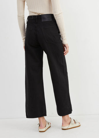Maya High-Rise Ankle Wide-Leg Jeans