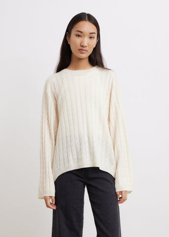 Cashmere Cable Knit Sweater