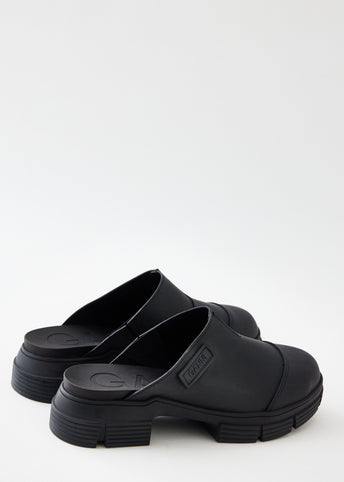 Recycled Rubber City Mules
