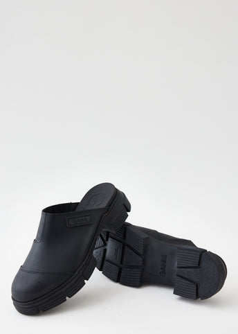 Recycled Rubber City Mules