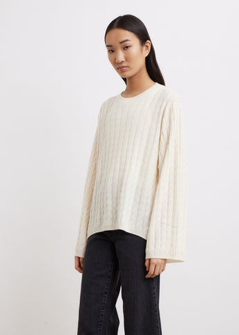 Cashmere Cable Knit Sweater