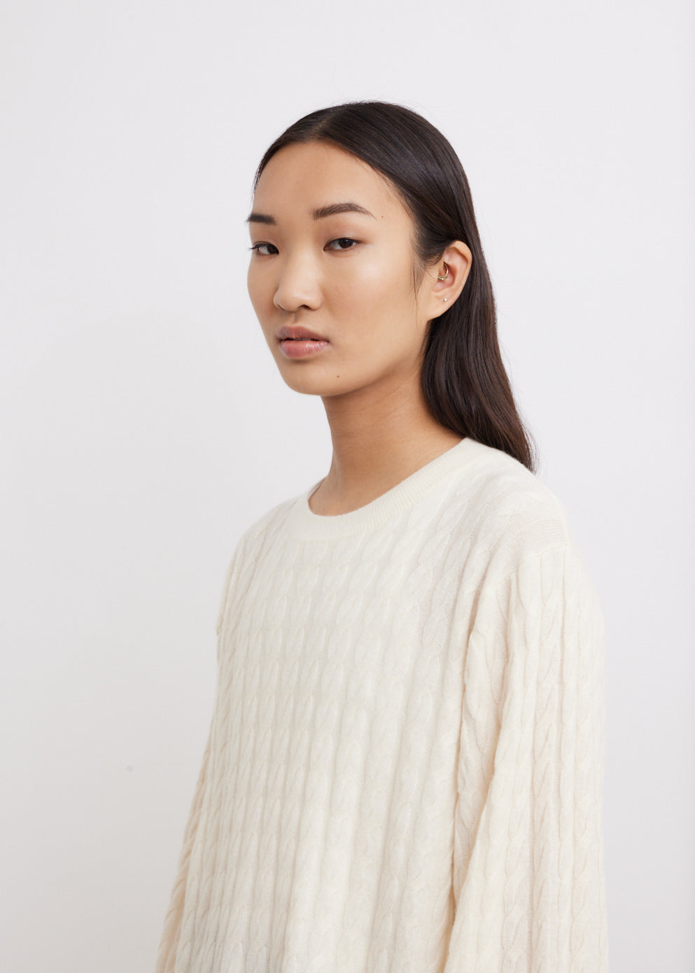 Cashmere Cable Knit Sweater