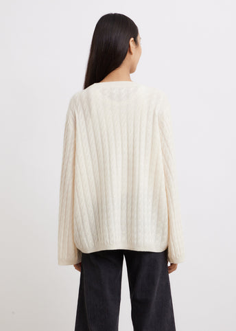 Cashmere Cable Knit Sweater