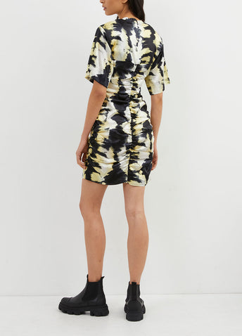 Silk Stretch Satin Dress
