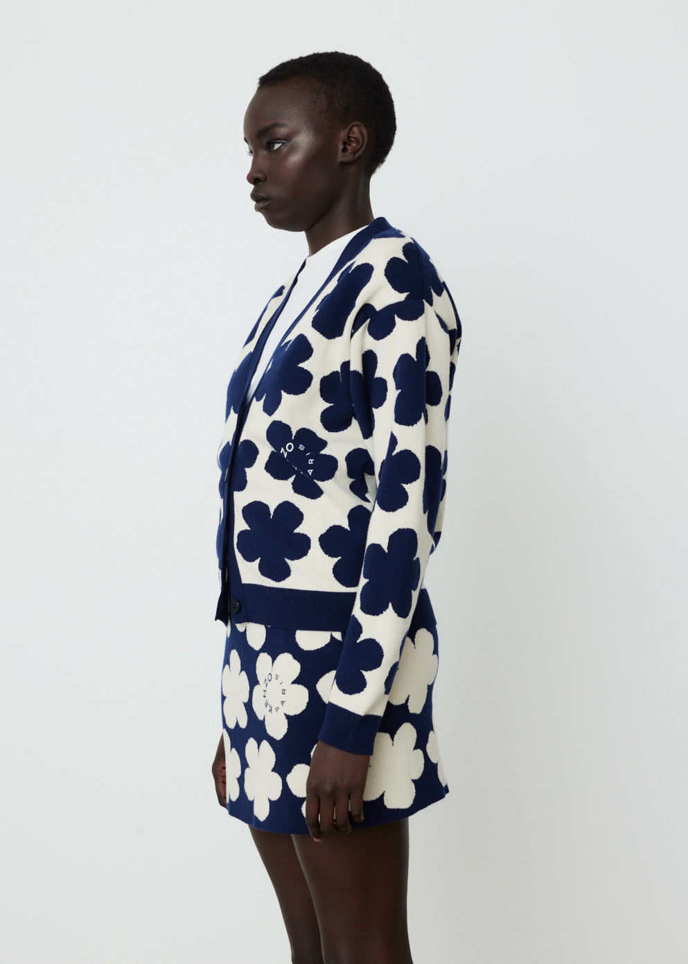 Jacquard Small Cardigan