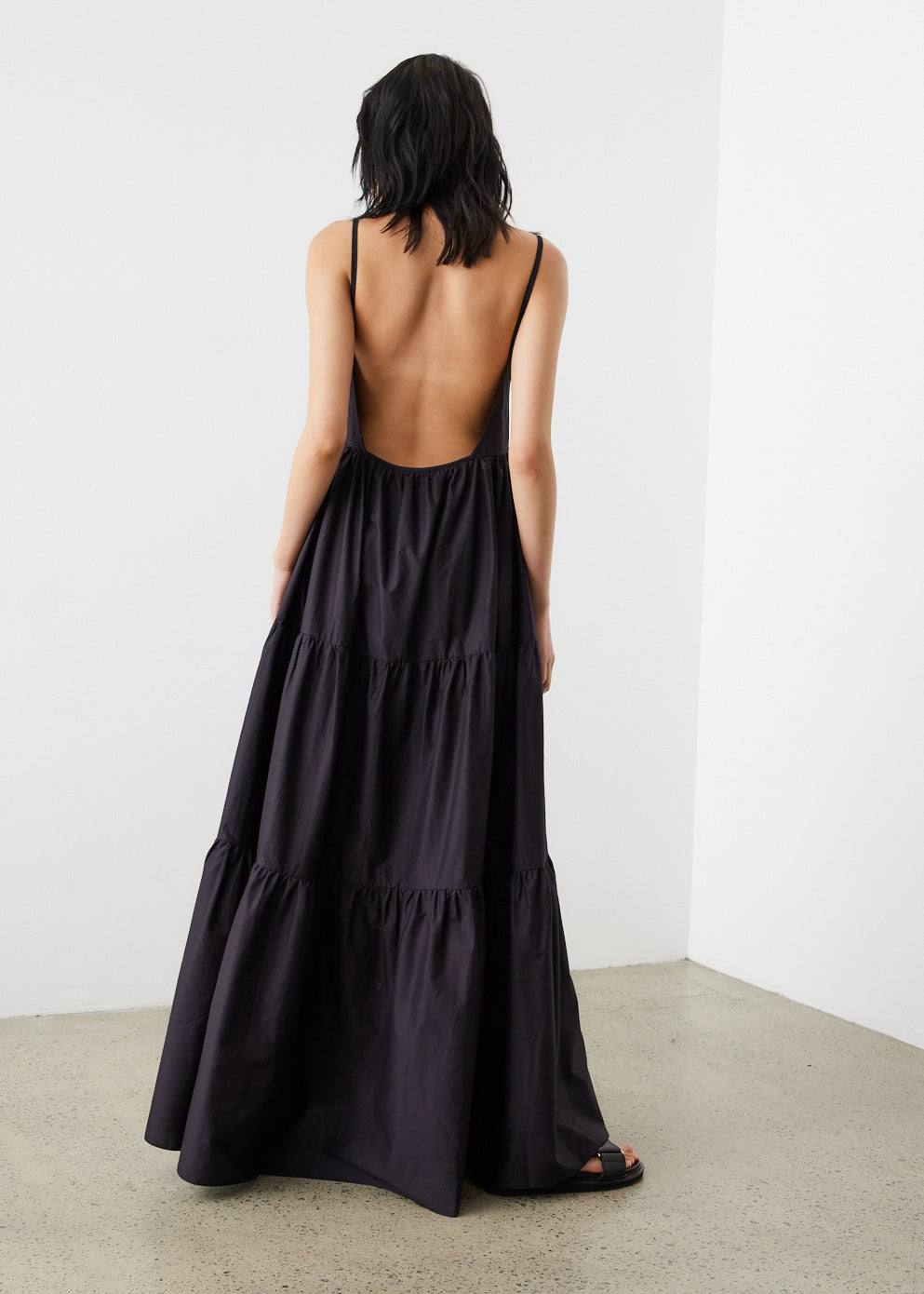 Tiered Low Back Dress