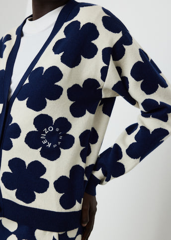 Jacquard Small Cardigan