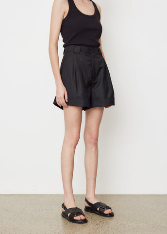 Rachel Pleated Shorts