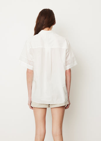 Broderie Trim Shirt