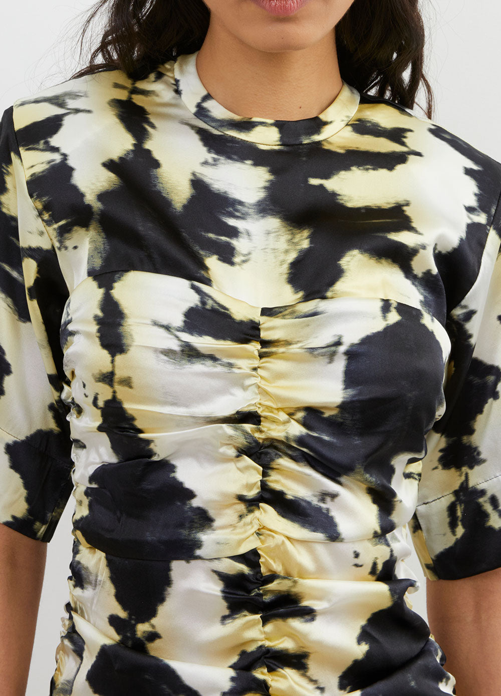 Silk Stretch Satin Dress