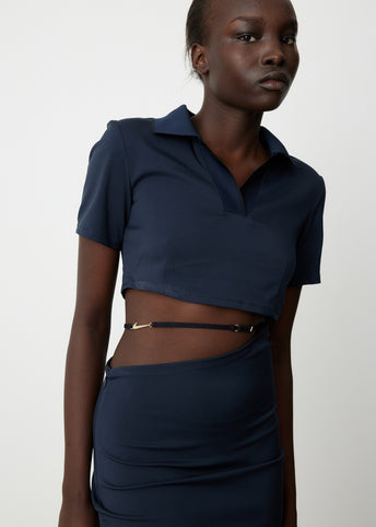 x Jacquemus La Robe Polo Dress