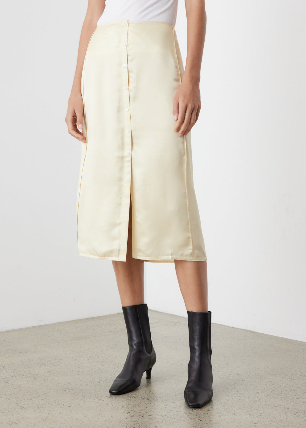 Light Satin Skirt