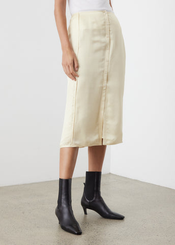 Light Satin Skirt