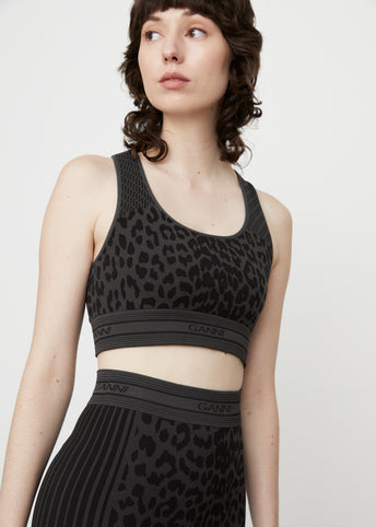 Seamless Jacquard Bra
