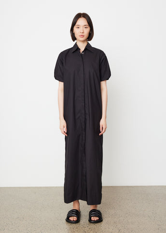 Collected Short Sleeve Shirt Dress