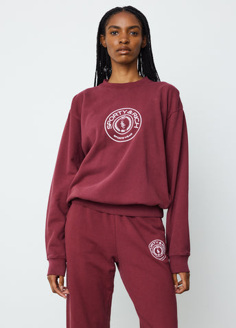 Monaco Flocked Crewneck Sweatshirt