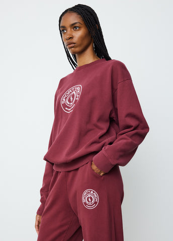 Monaco Flocked Crewneck Sweatshirt