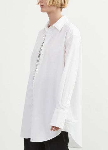 Oversized Tape Shirt