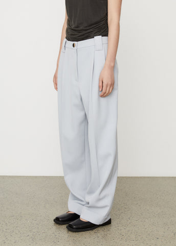 Twill Suiting Pleated Pants