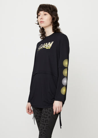 Active Mesh Layered Long Sleeve T-Shirt