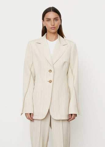 Waisted Stitch Blazer